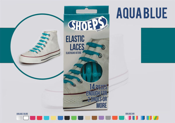 Frans Muller Shoeps white 14 Elastische veters