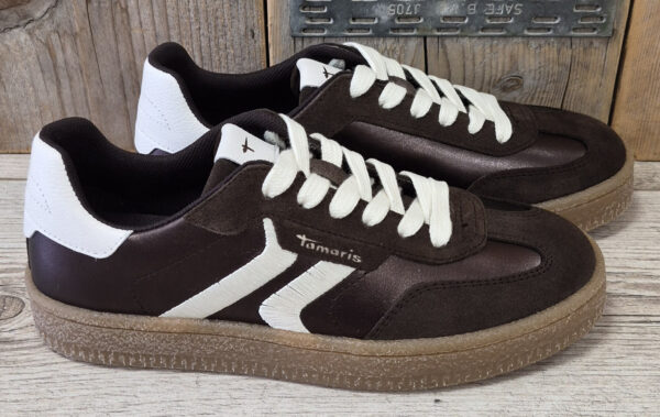 Tamaris 23723-44-323 Brown Metallic Dames sneakers