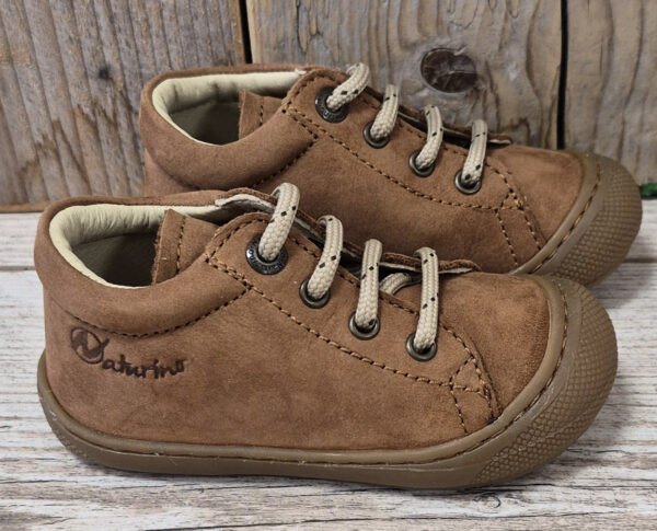 Naturino Cocoon Brown-Sand Eerste stapschoenen