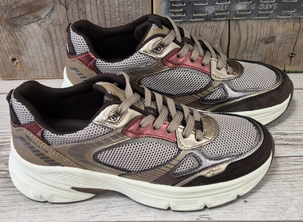 Tamaris 23799-47-988 Bronce Combi Dames sneakers