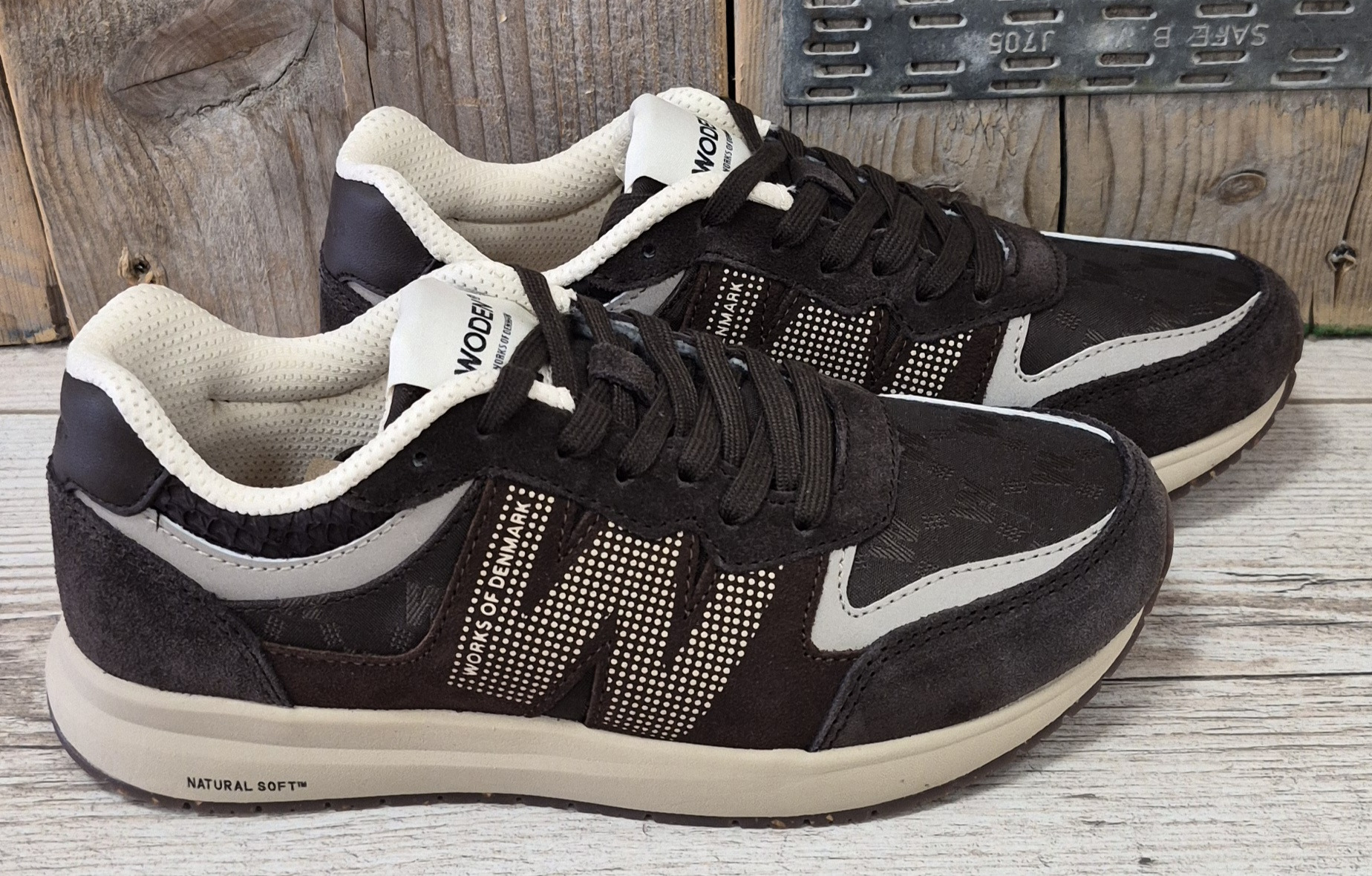 Woden Rigmor Herritage 063 Chocolate Damessneakers