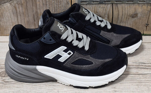 Hip 1667 -46CO Donkerblauw Combi Jongens sneakers