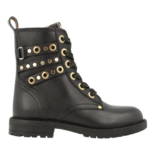 Develab 44482 922 Black Meisjes veterlaarzen